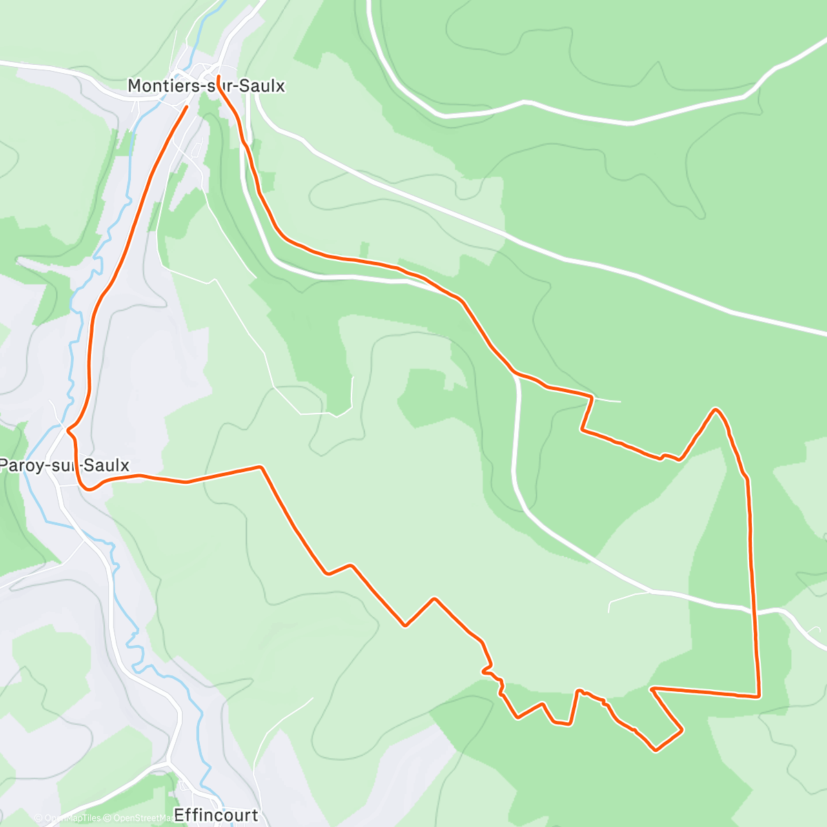 Map of the activity, Trail découverte 🔍