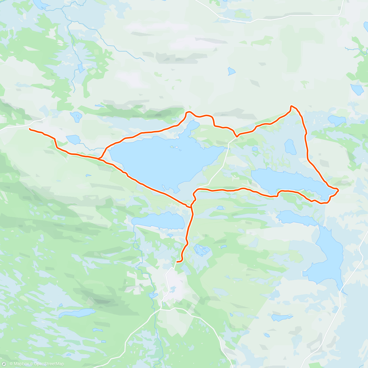 Map of the activity, Øyerfjellet 🙏