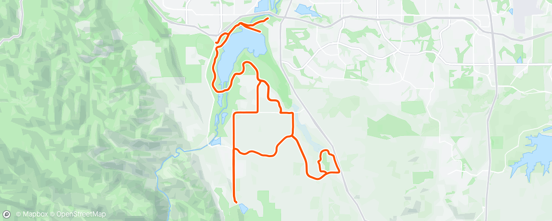 Map of the activity, Morning Ride