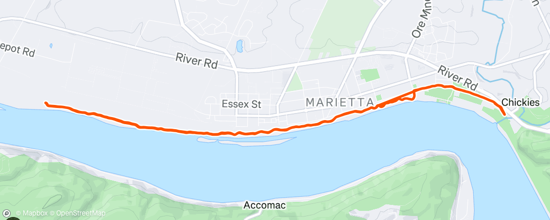 Map of the activity, Lancaster Stuff