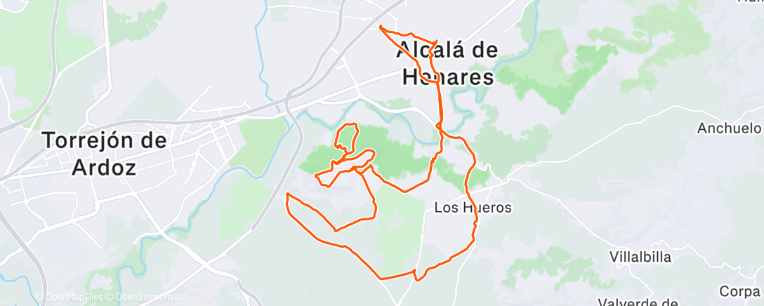 Map of the activity, Recortando actividad, mucho frio