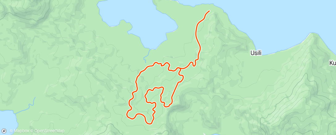 Map of the activity, Zwift - Cruise Intervals #4 in Watopia