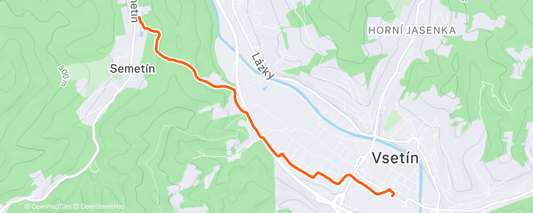 Map of the activity, Štěpán Walk🌞