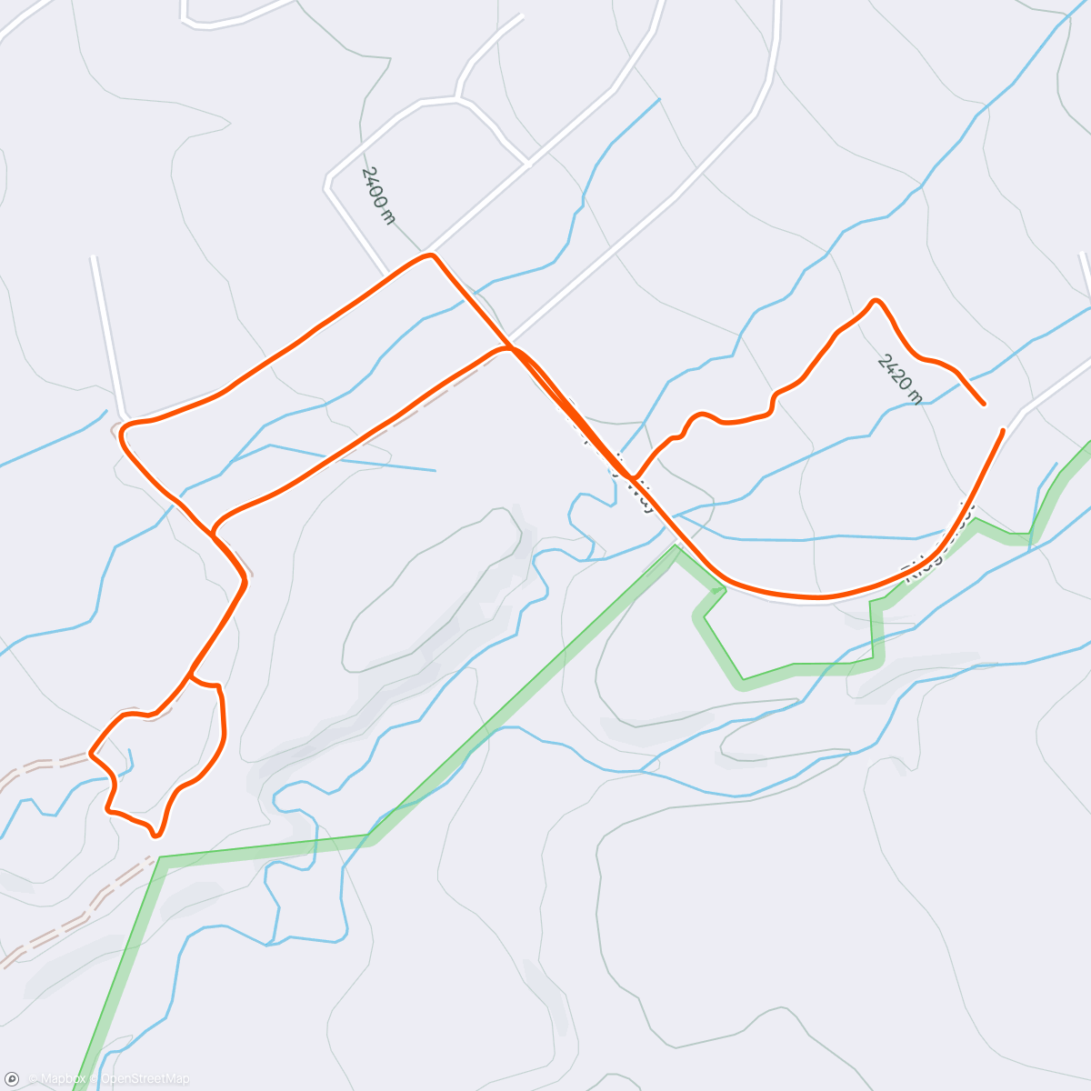 Map of the activity, Needle recovery