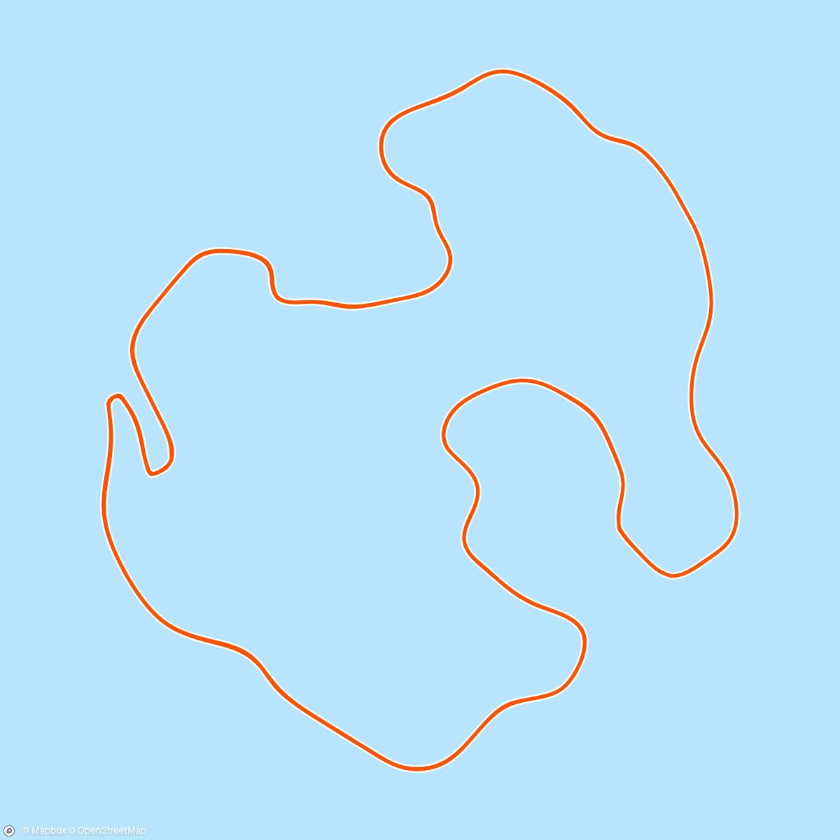 Map of the activity, Zwift - Volcano Circuit CCW in Watopia