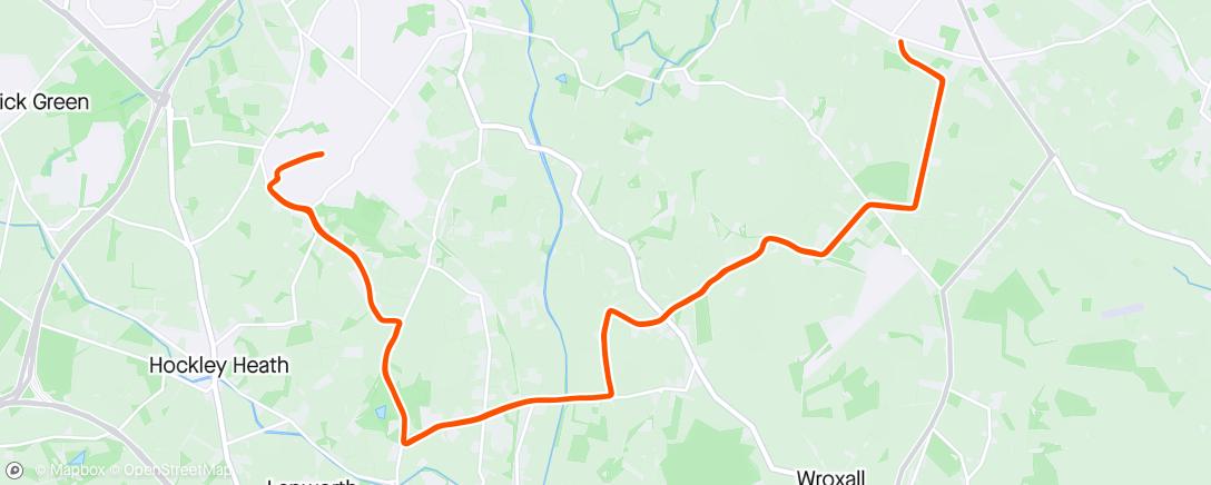 Map of the activity, Feeling decent after degreasing the bike.
