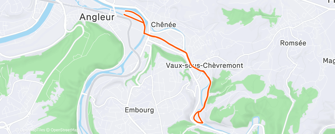 Map of the activity, RIL Cile -Parc Hauster