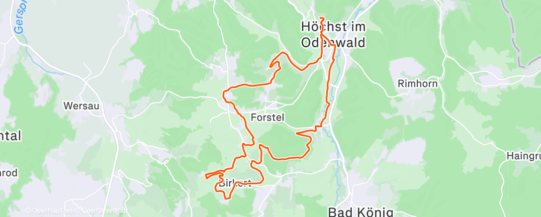 Map of the activity, Villa Haselburg und Birkert