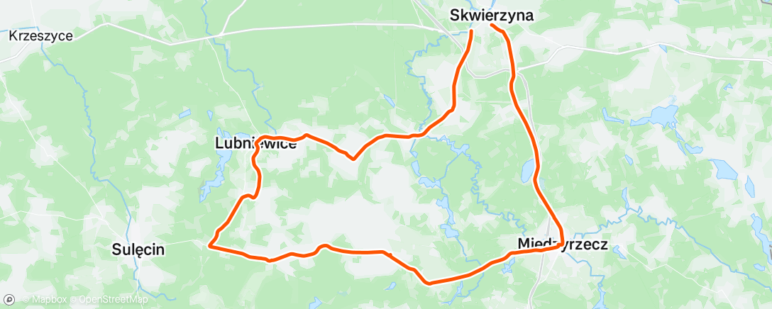 Map of the activity, Dzień kobiet w lubuskim 💐