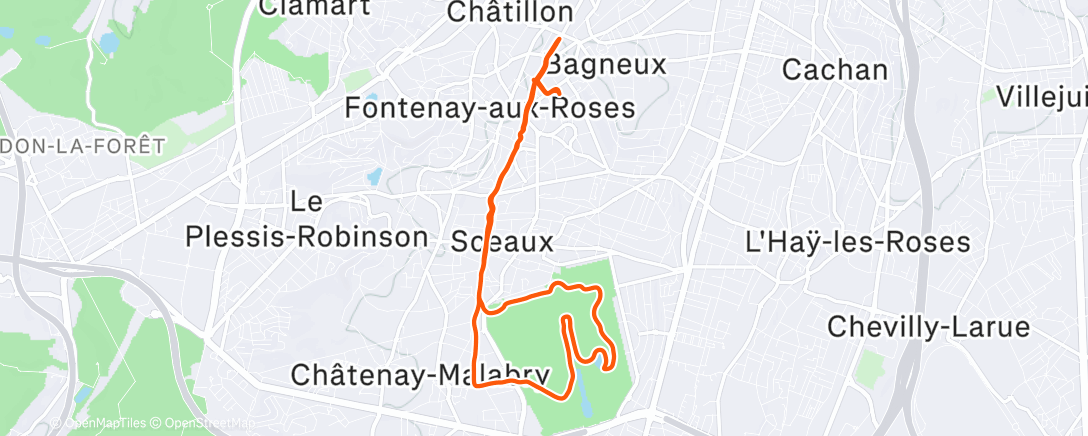 Map of the activity, CV & PDS