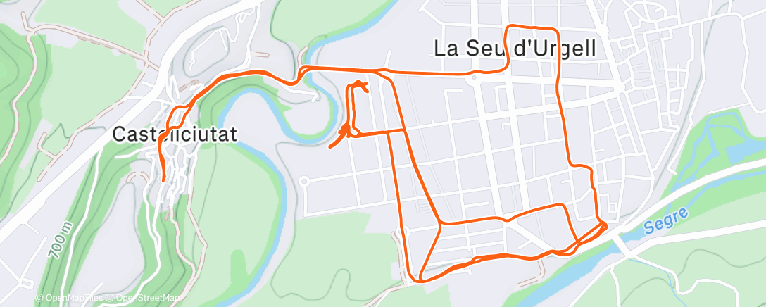 Map of the activity, Extraescolar 🎄