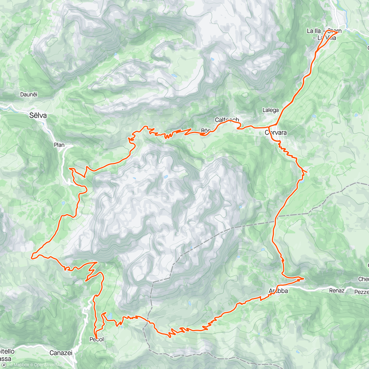 Map of the activity, You know, like a cow's opinion. It doesn't matter. It's moo. Sellarondabikeday + mur del giat