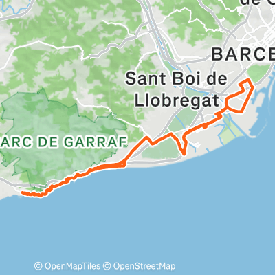 C.Foc - COSTAS GARRAF - C.Foc | 83.9 km Cycling Route on Strava