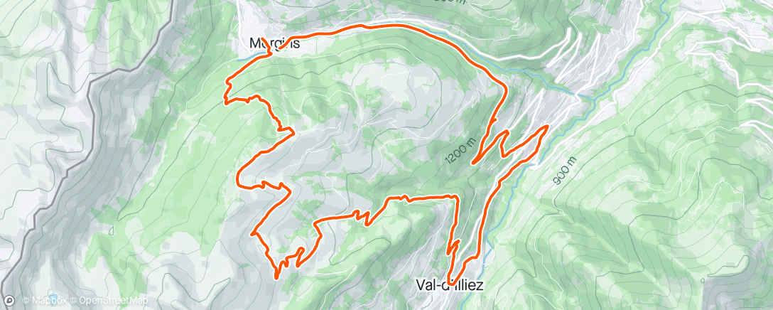 Karte der Aktivität „Sortie VTT dans l'après-midi”