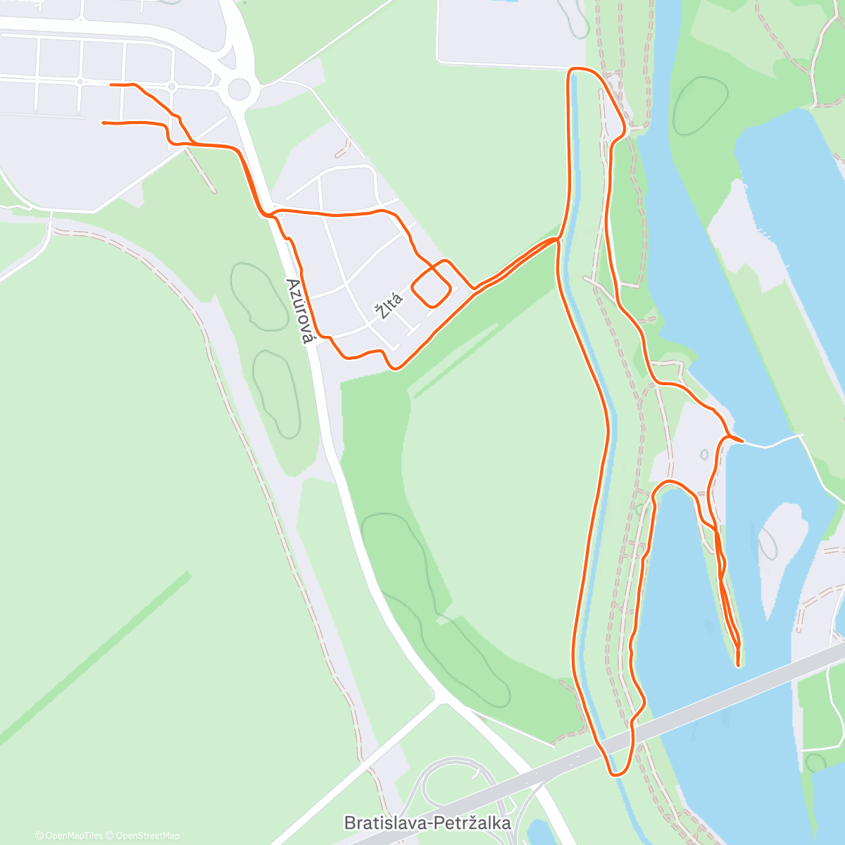 Карта физической активности (Slnečnice 🌻, houseboaty 🚶☀️)