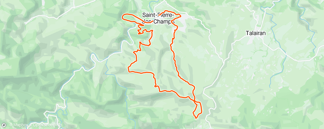 Map of the activity, Trail du Mont Major 21/125