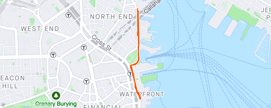 Map of the activity, C25K w3d3