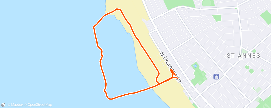 Map of the activity, Evening Walk with Ludo 🐶