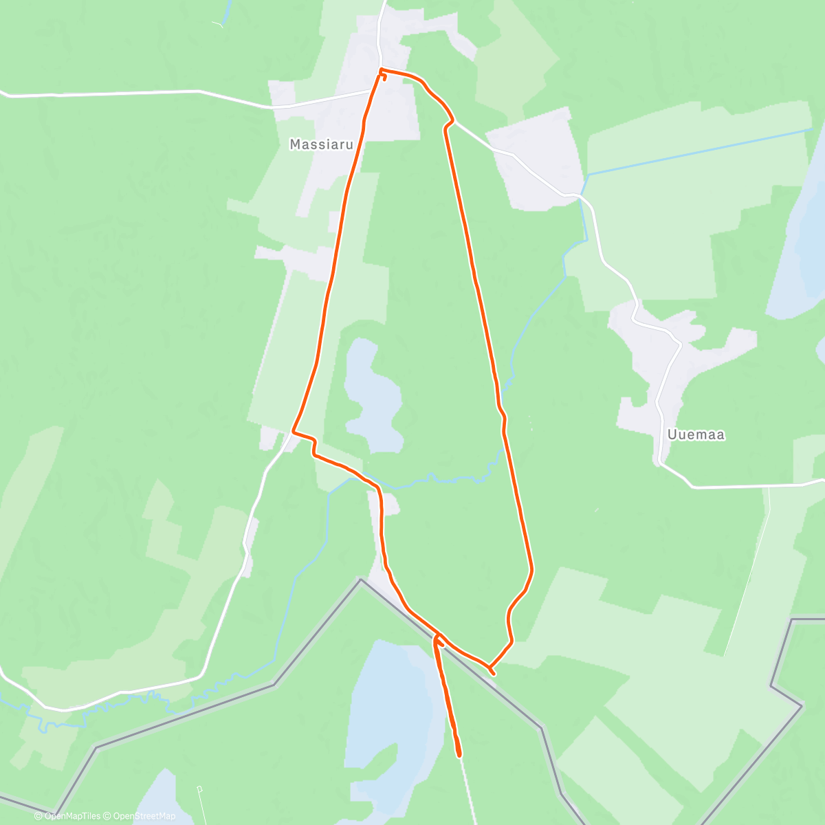 Карта физической активности (Lunch Mountain Bike Ride)