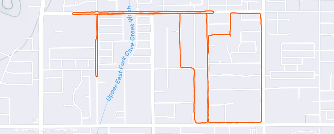 Map of the activity, New Year’s VO2max Training