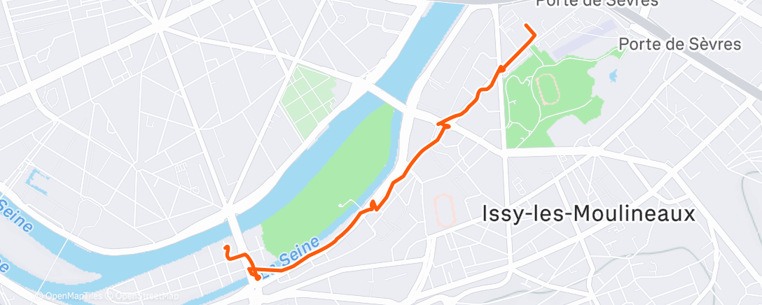 Map of the activity, Animation Courir Paléo en huaraches