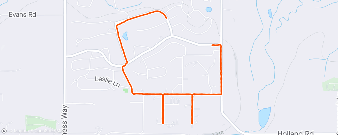 Map of the activity, Wife Walk