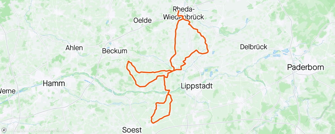Map of the activity, Ride with wind and Rain (only for idiots 😂😂😂) 🤘