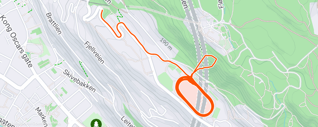 Map of the activity, 400