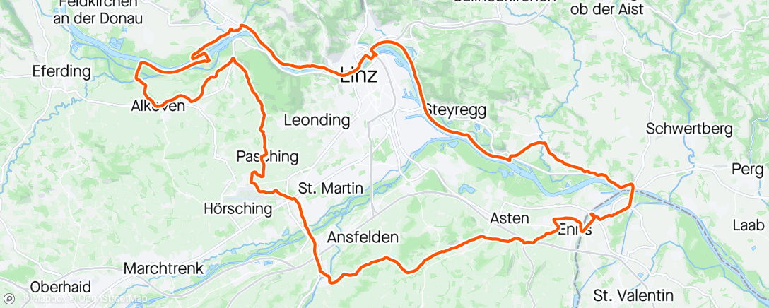 Map of the activity, Höllentrip mit 107,9 km in 4:12:21 bei 170 BPM und 64,1 km/h Spitze
