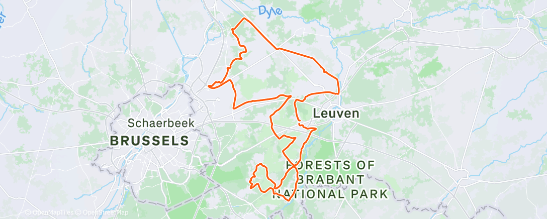 Karte der Aktivität „Afternoon Ride”