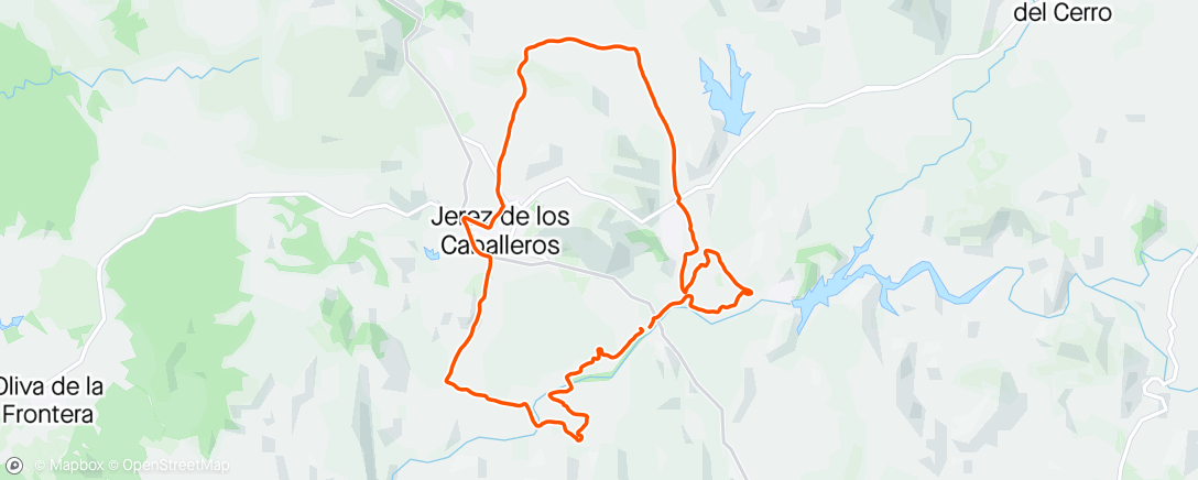 Mapa de la actividad (Bicicleta de montaña eléctrica a la hora del almuerzo)