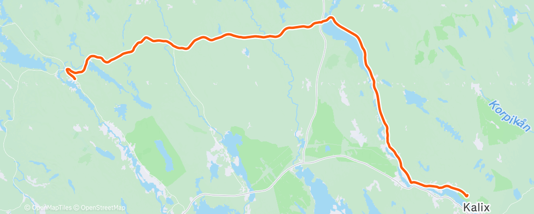 Map of the activity, Gravel le midi