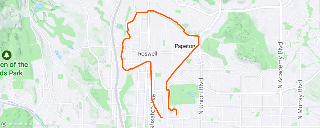 Map of the activity, Pathlete