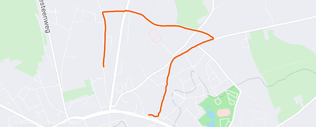 Map of the activity, Eerste pré brekkie sinds ... ?