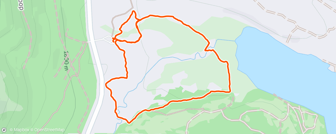 Map of the activity, Prosser Lakeview Loop