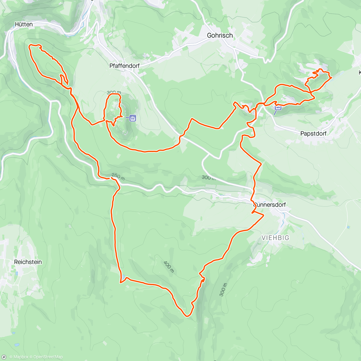 Mapa da atividade, Sächsische Schweiz sexy