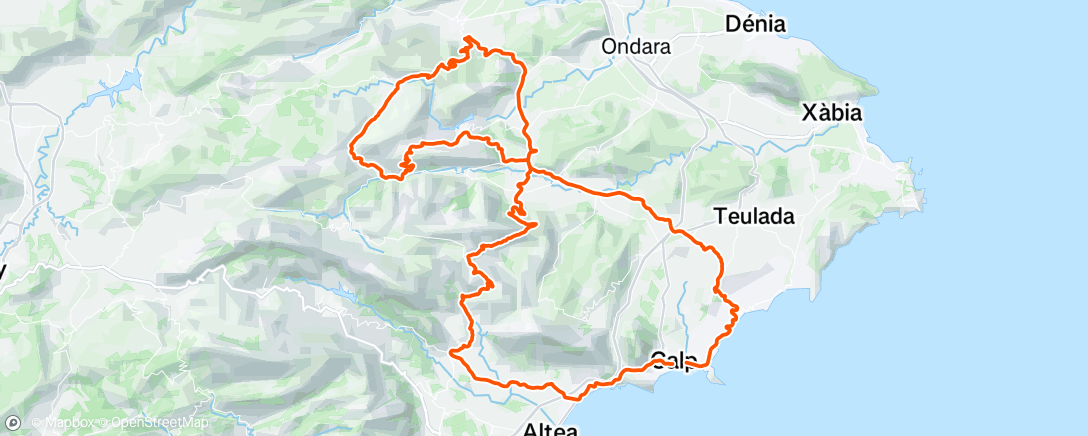 Map of the activity, Morning Ride