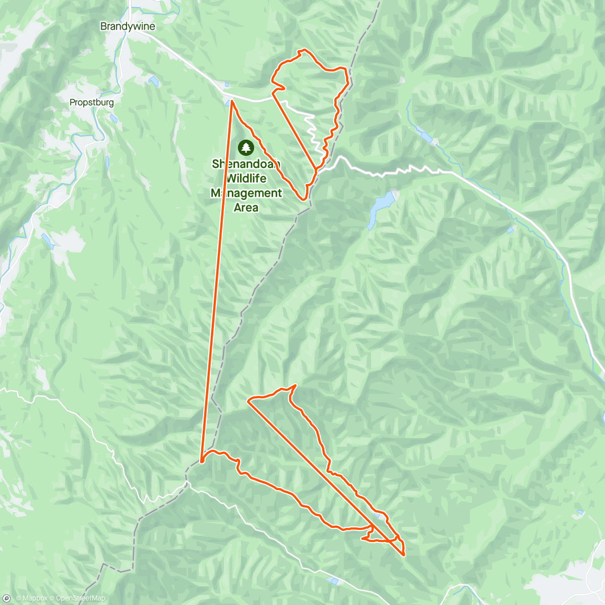 Map of the activity, Hone Quarry - GWNF