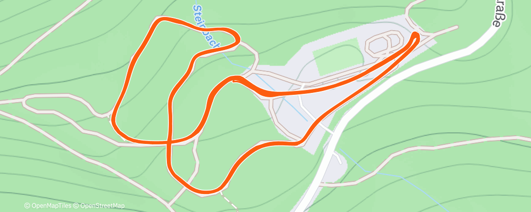 Карта физической активности (Ski Nordisch am Morgen)