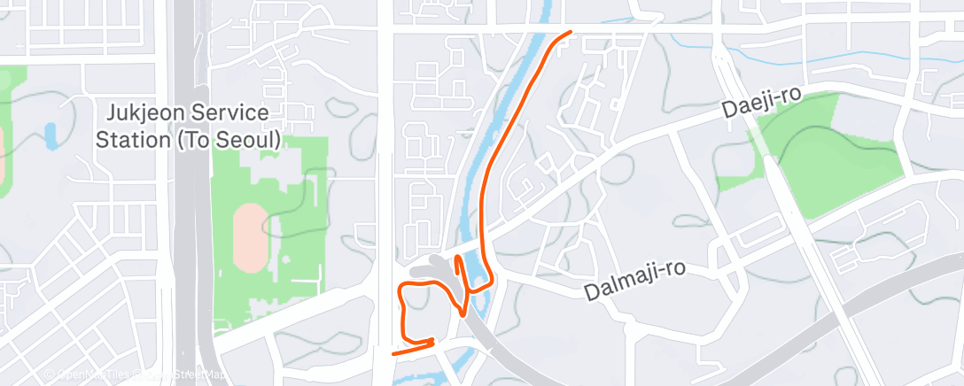 Map of the activity, Lunch Ride