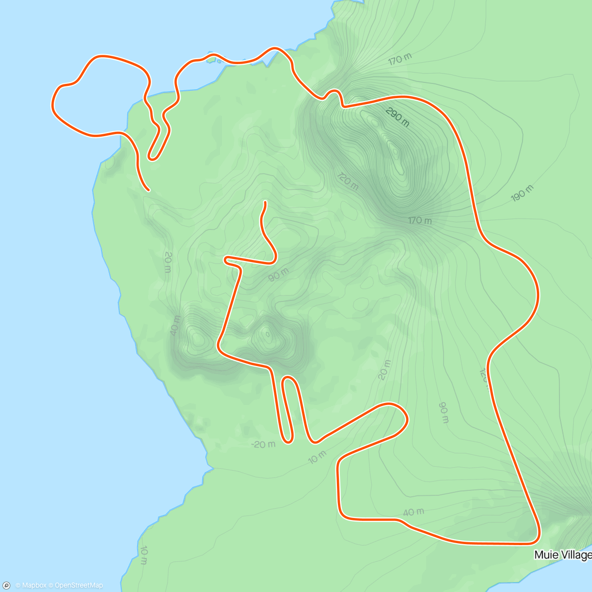 Map of the activity, Zwift - Pick Ups