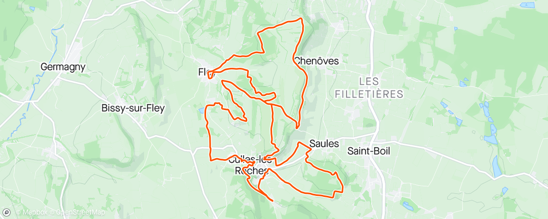Map of the activity, Trail - Les Cullomètres