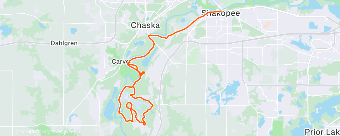 Map of the activity, Louisville Swampach's 2