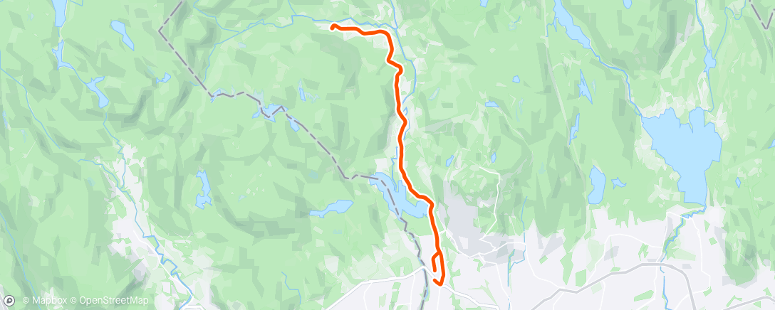 Map of the activity, Rolig i Sørkedalen