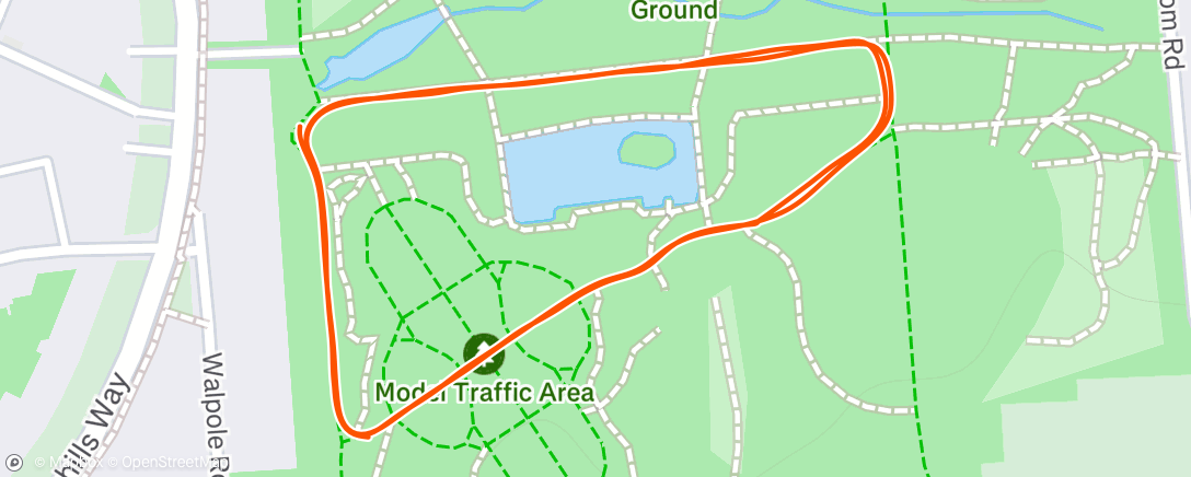 Map of the activity, Junior parkrun