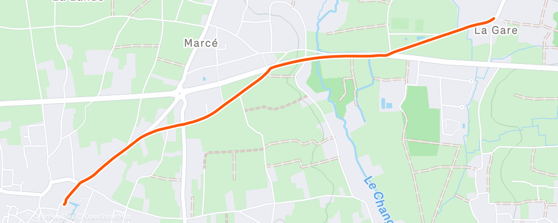 Карта физической активности (🌙 Gravel en soirée)