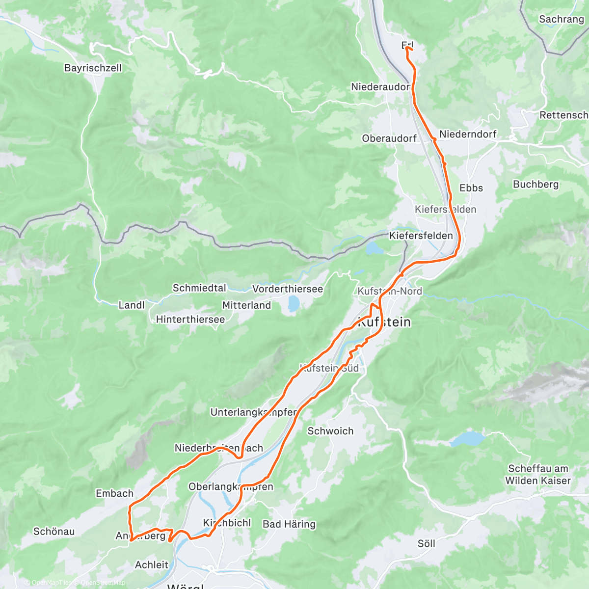 Map of the activity, Cold but beautiful