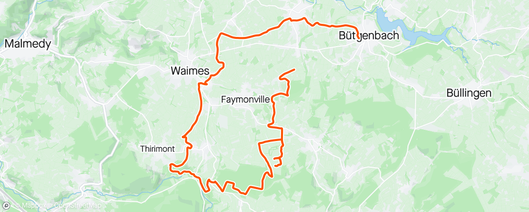 Mapa de la actividad (Mountainbike-Fahrt am Morgen)