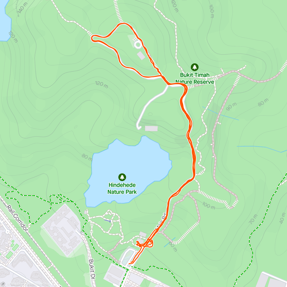 Map of the activity, Tarmac Loops