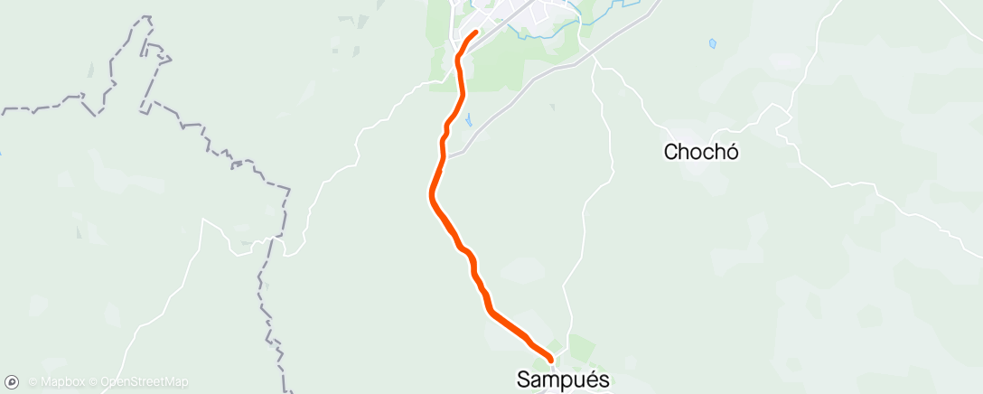 Map of the activity, Sampues
